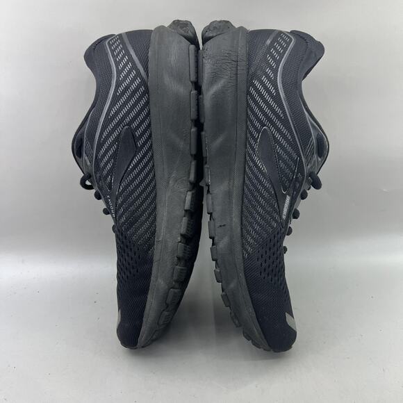 Brooks Ghost 12 Running Shoes Men Size 10 2E Wide Black Comfort Cushion Sneakers - Picture 6 of 8